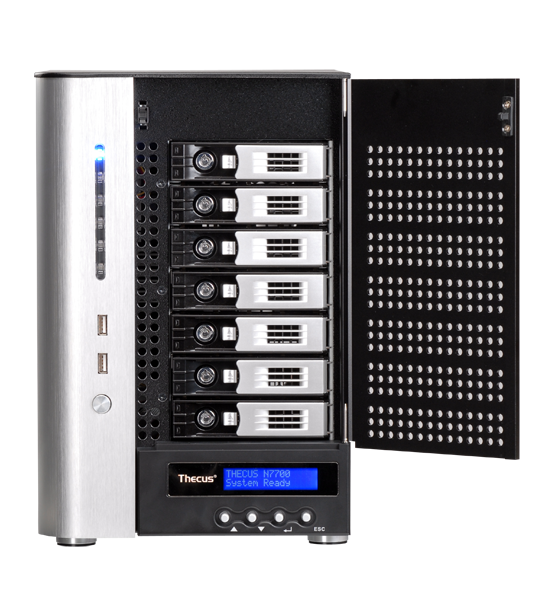 Thecus N7700PRO 大容量　7ベイ　NAS Thecus NAS: Empowering Professionals. Rackmount NAS, Tower NAS